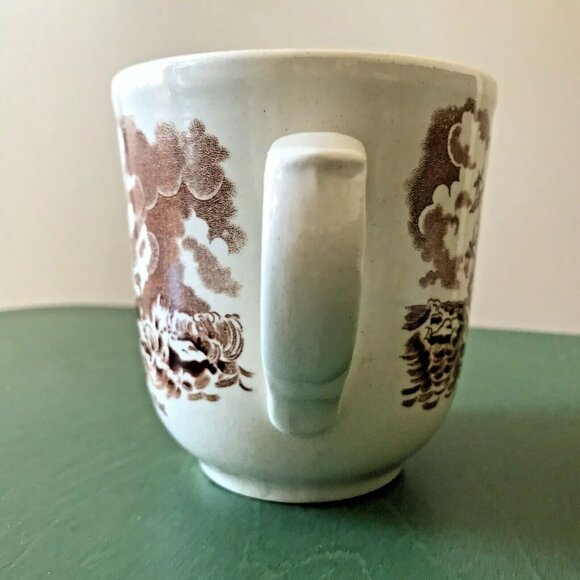 Vintage Commodore Perry's Flag Mug Cup Bowed But Not Beaten England - Picture 3 of 6